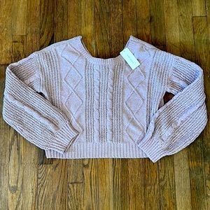 Pink Rose Sweater Size S